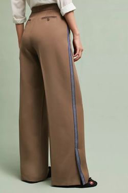 New w/ tags Tracy Reese Wide-Leg Trousers with Side Stripe