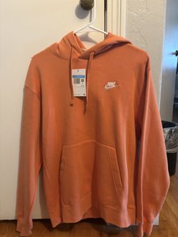 Orange Nike hoodie - Medium
