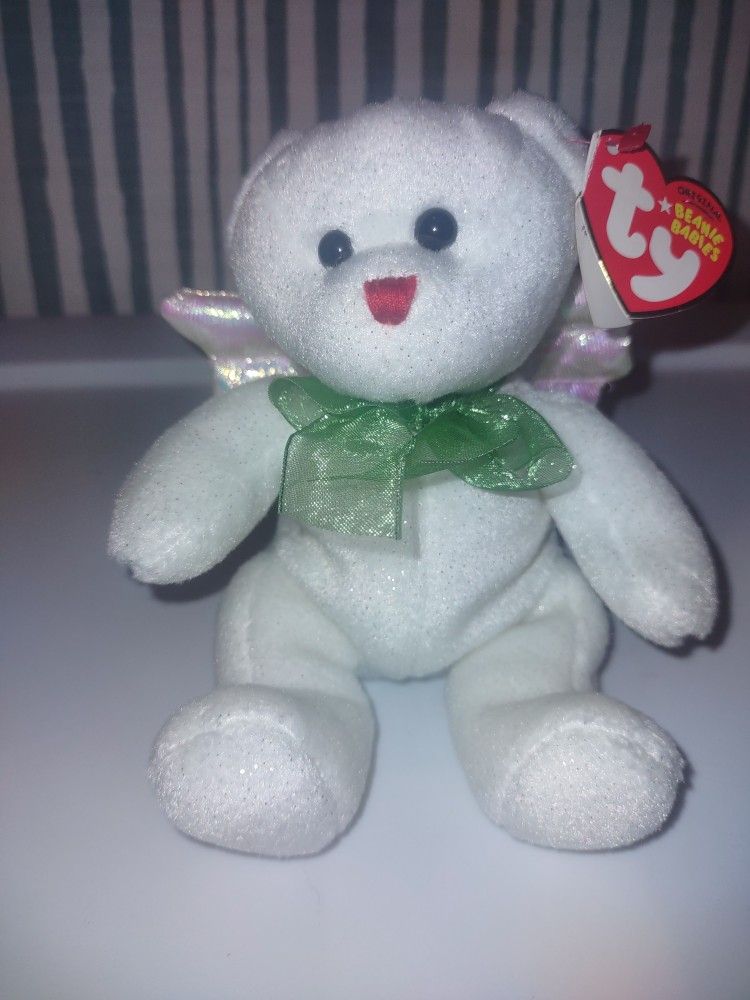 Ty Beanie Baby Hark The Angel Bear MWMT ERRORS