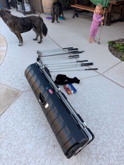 Golf Club Set with SKB Hard Travel Case