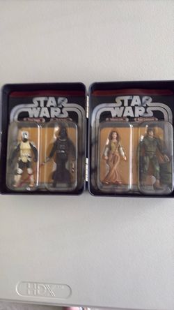 Star Wars Action Figure 2-Packs in Tin Sets