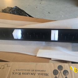 4ft- Medal Awards Rack Premier Medal Hanger Display Rack and Trophy Shelf for Gymnastics, Soccer, Basketball, Football, and More. The Largest Medal an