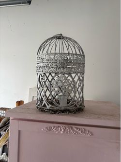 Antique looking bird cage