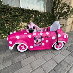 6V Huffy Disney Minnie Mouse Ride-On Car – Pink (Like New!)