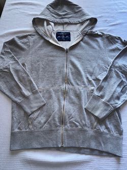 American Eagle Outfitters Gray Zip-Up Hoodie
