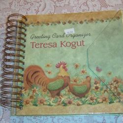 Brand new greeting card organizer
