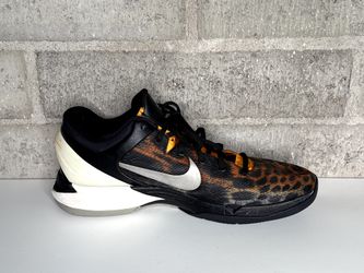 Nike Kobe Style Leopard Print Basketball Shoes Size 13 – Black/Orange – Men’s