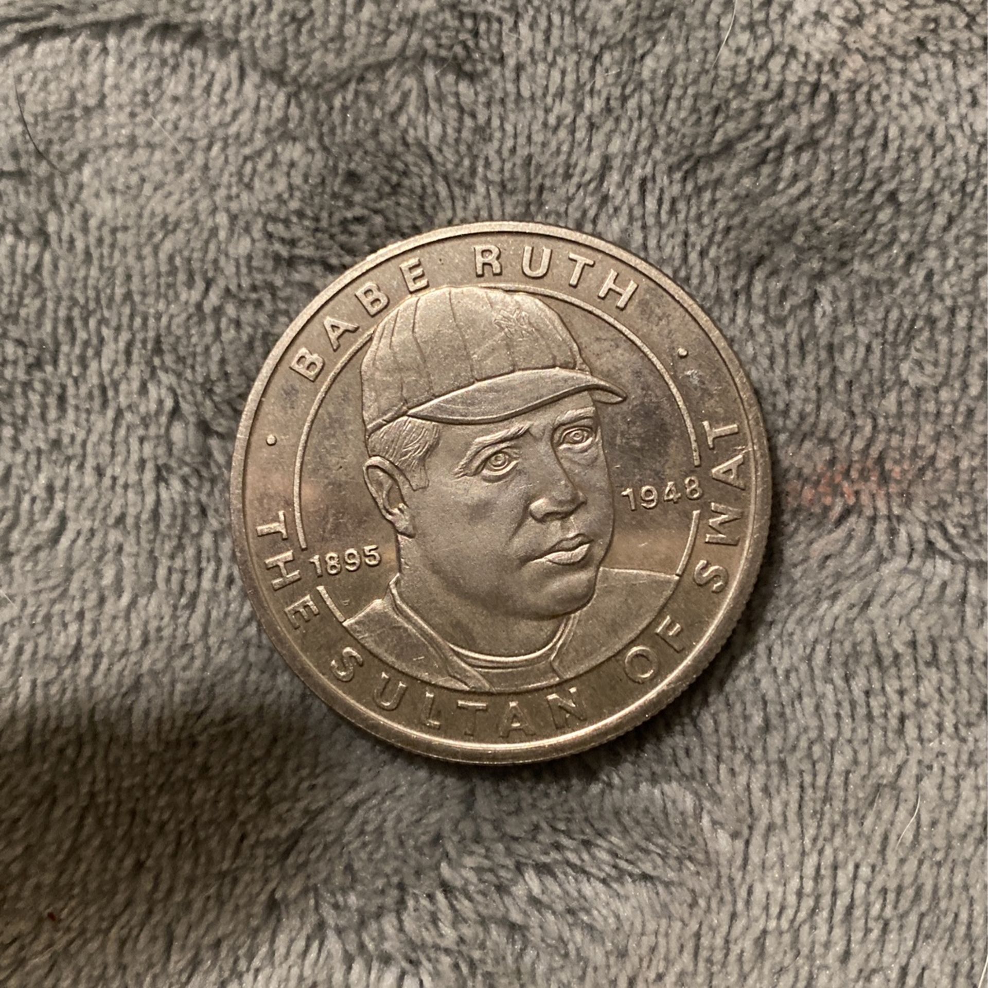 Babe Ruth-Sultan of Swat 1 Dollar Coin