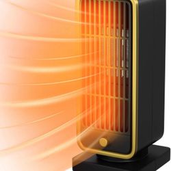 500W Small Desk Space Heater with Safety Features for Indoor Use