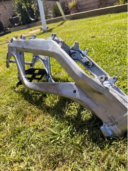 Semi polished Surron frame