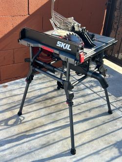 SKIL 15 Amp 10 Inch Portable Jobsite Table Saw with Folding Stand- TS6307-00