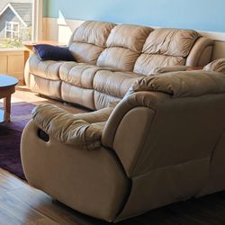 Free Leather Couches Decent Condition 