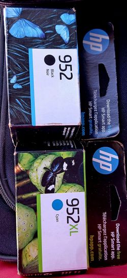 HP INK CARTRIDGE'S Black & Cyan Blue
