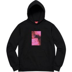 Supreme, My Bloody Valentine Hooded Sweatshirt , Black, Size L, (Large)