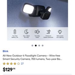 Blink Outdoor 4 Floodlights Camera