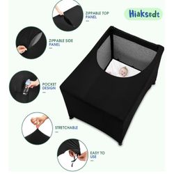 Crib Black Out Cover