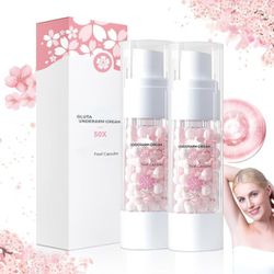 2 Pack - Brightening Cream, Brightening Booster Cream Sakura Pearl Capsules 