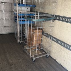 Restaurant Rolling Racks 12 Shelves 