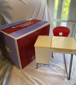 American Girl Flip-Top Desks for 18 in Dolls  (includes 2 desks with school supplies)