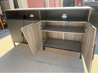 65" TV stand with storage