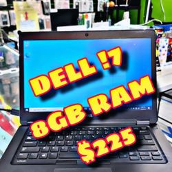 🚨DELL i7 🚨 256gb Storage 🔖225 💥 8gb RAM