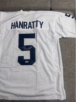 Terry Hanratty signed autograph custom jersey- Beckett coa - Notre Dame Irish