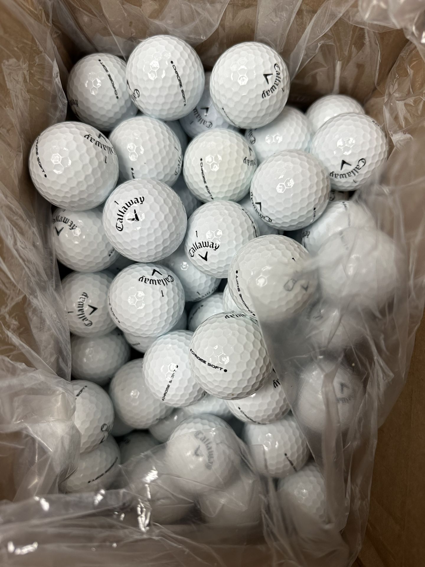 4 Dozens = 48 New Callaway Chrome Soft Golfballs
