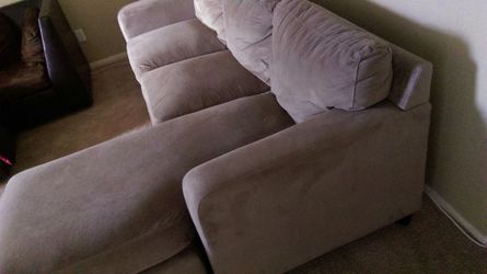 Plush Microfiber Sectional