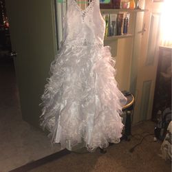   White Poofy Quinceanera Dress