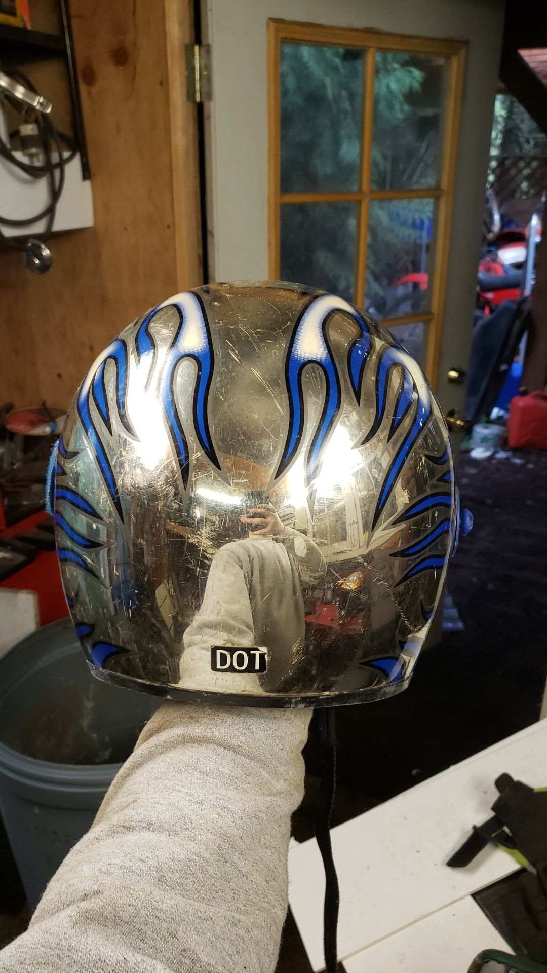 Dirt bike helmet