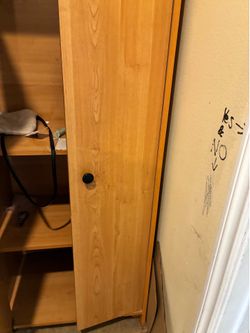 Free 2 small wardrobe wood color