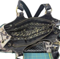 Coach Patchwork Signature Shoulder Bag