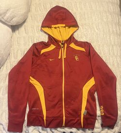USC Trojans Nike zip up Jacket in red and yellow