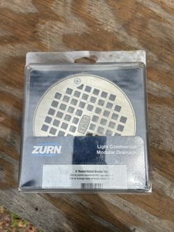 Zurn Light Commercial Modular Drainage "5 Round Nickel Bronze Top