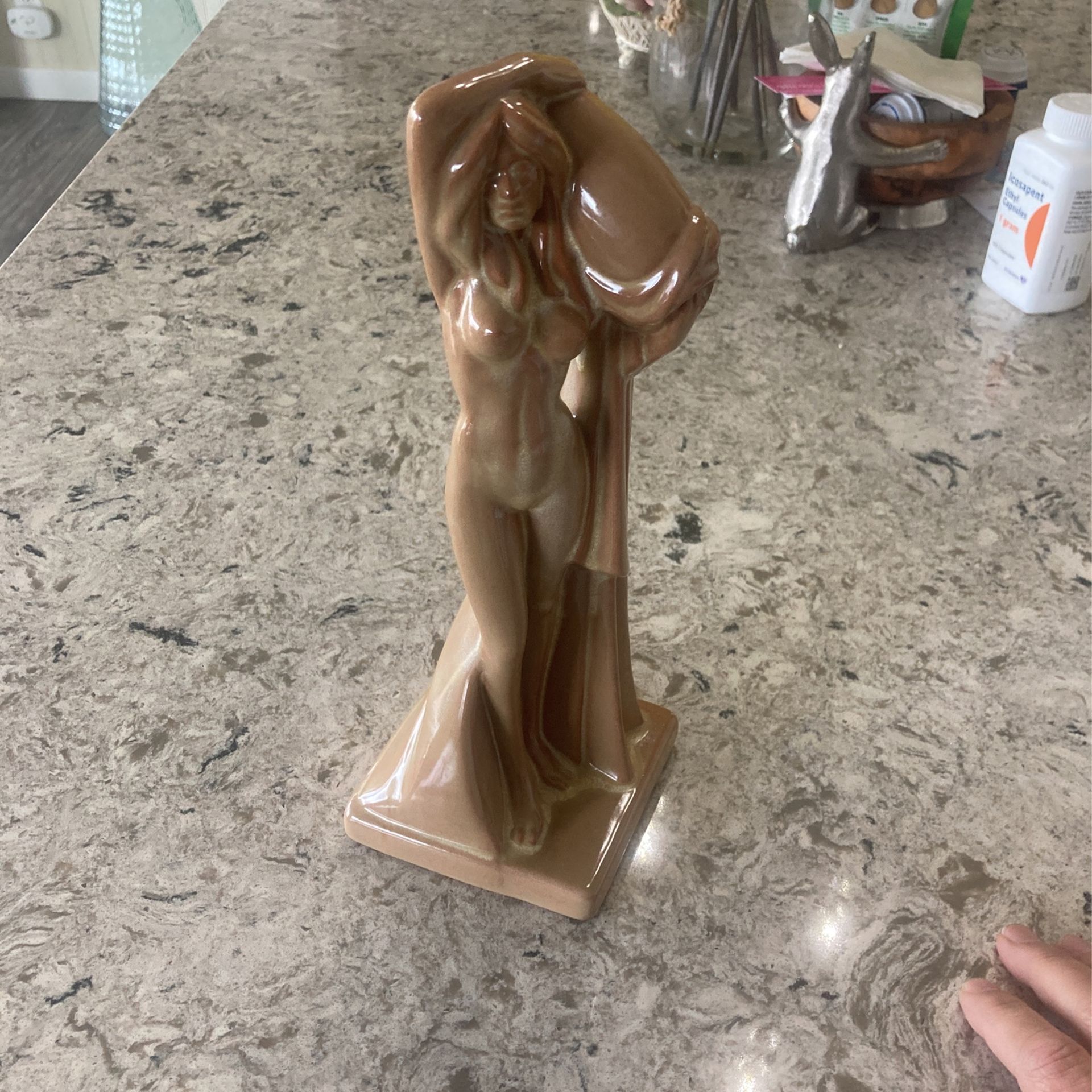 Vintage Lady Statue Frankoma