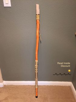 Yucca Hiking Stick - In Sunshine Orange
