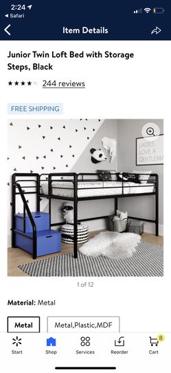 Bed frame and mattress