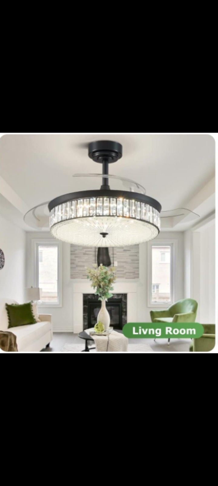 Ceiling Fan With Light Fixture / Chandelier