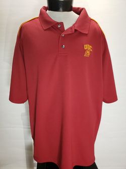 USC polo shirt trojan logo