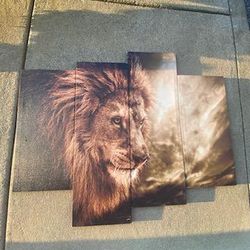 Lion Canvas Art