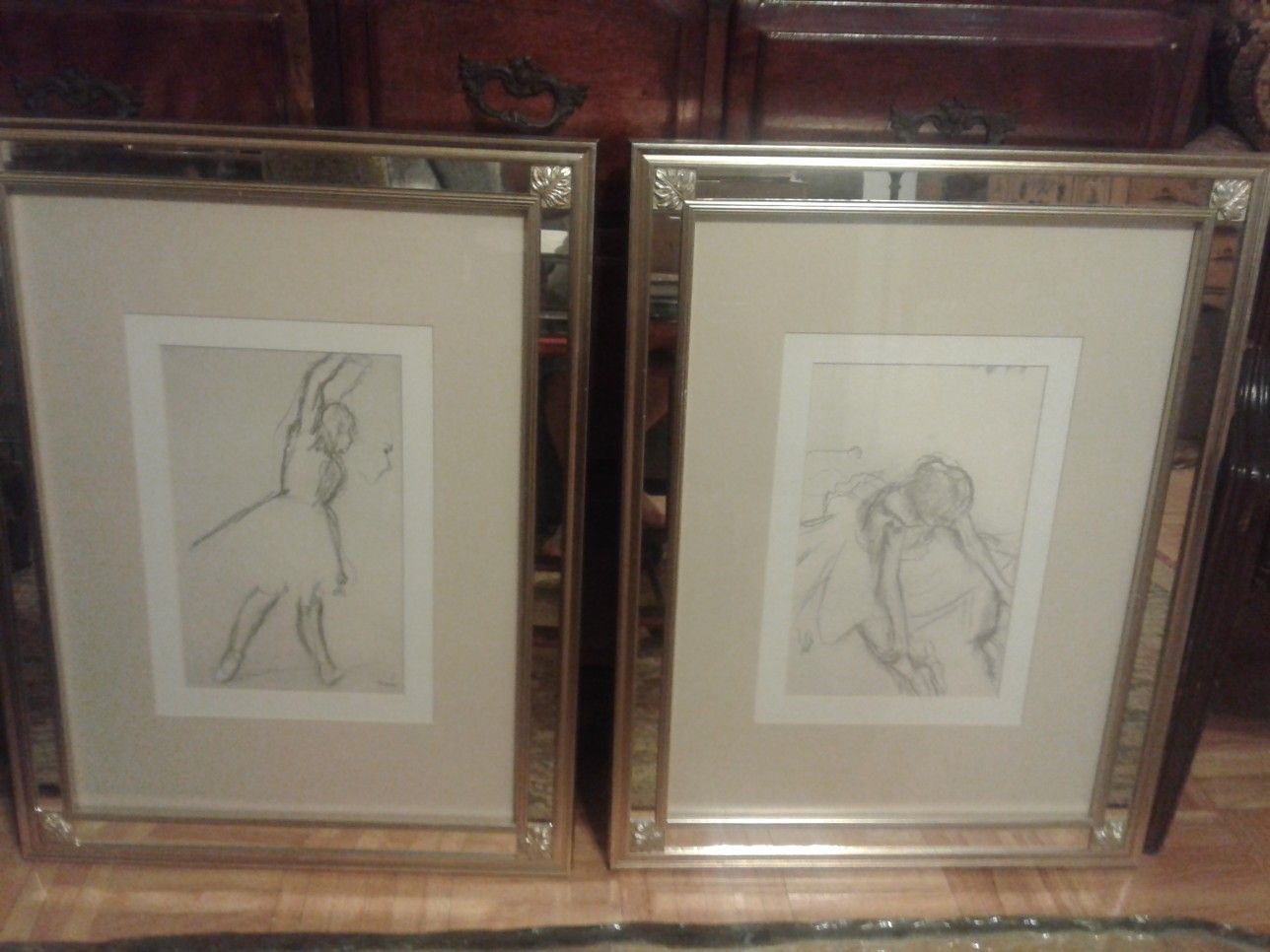 Charcoal Degas Esque Prints Framed Beautifully For Sale In Saint Petersburg Fl Offerup