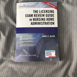 The Licensing Exam Review Guide in nursing home administration