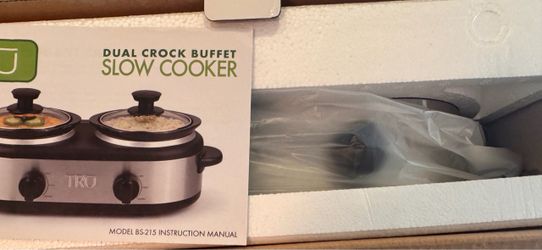Dual Crock Buffet slow cooker