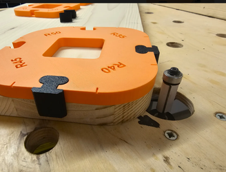 3D Printed Corner Radius Jig for Router – Woodworking Radius Template