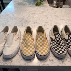 Van Shoes US Men 5.0 Women’s 6.5 3 Pairs 