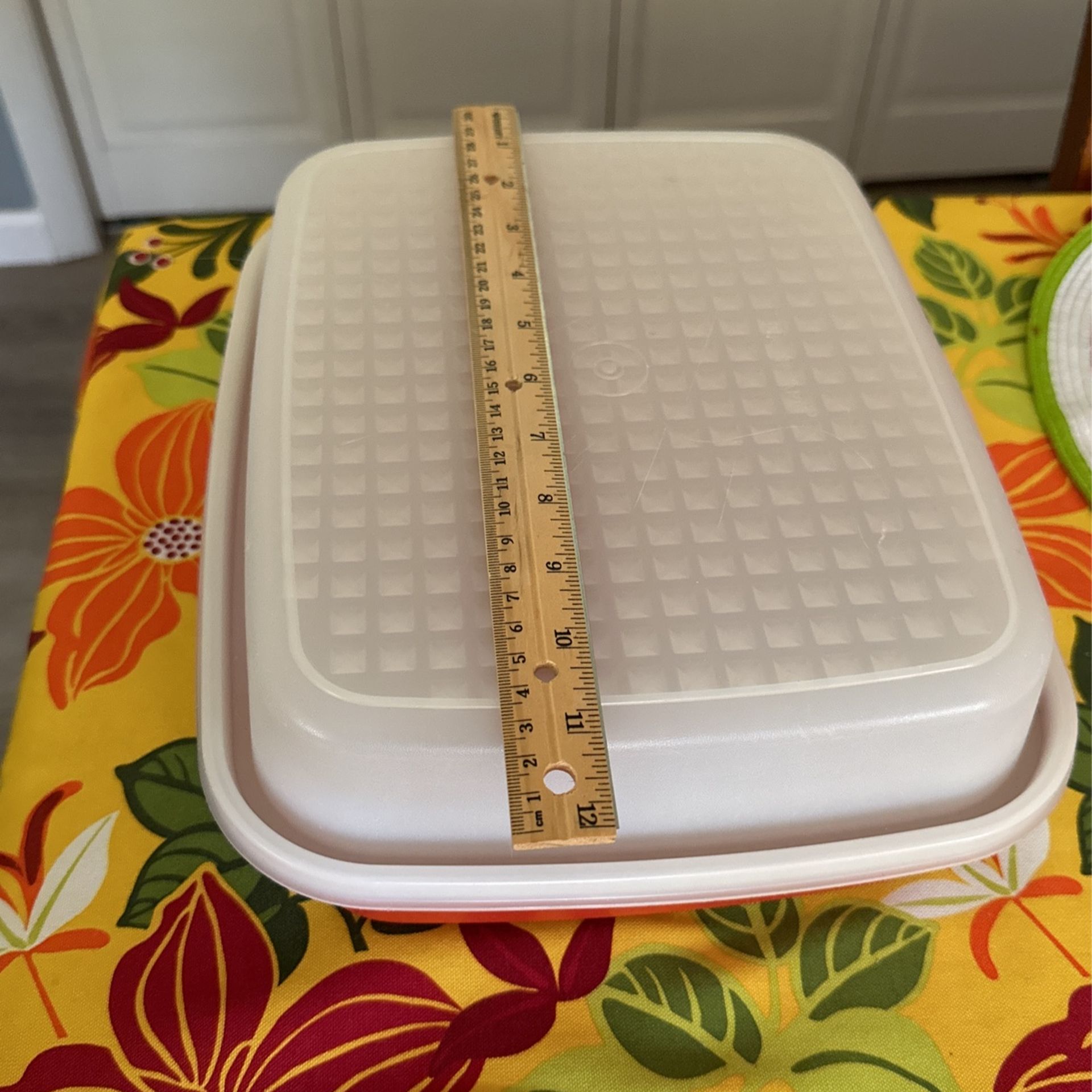 Used Tupperware 2 Piece Set