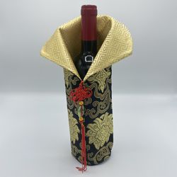 Silk Wine Bottle Holder 