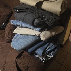 Used Men's Jeans Pantalones