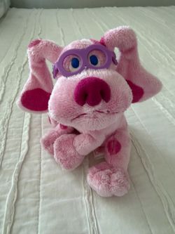 Blue’s Clues magenta 6 inch stuffed dog TY collectible
