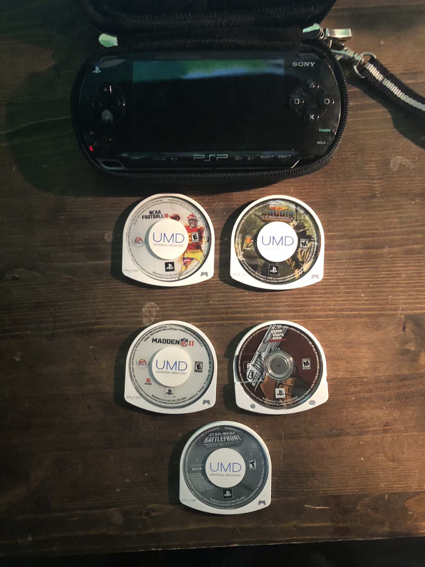 PSP with case/ No Charger
